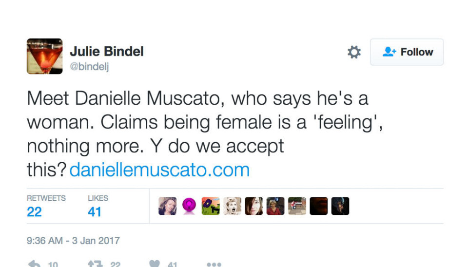 Avlyser transfob feminist