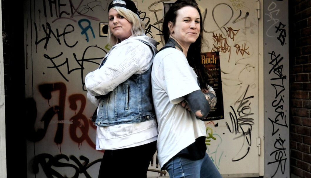 Christine Marie Jentoft og Laura Jane Grace. Foto: Reidar Engesbak. Christine Marie Jentoft og Laura Jane Grace. Foto: Reidar Engesbak.