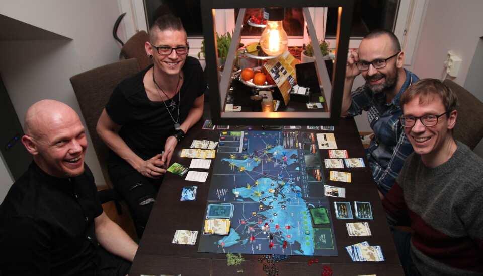 Dan Johansen, Jonas Bjørnødegård, Pål E. Olsen og Gaute Rossnes. Foto: Betzy A. K. Thangstad.