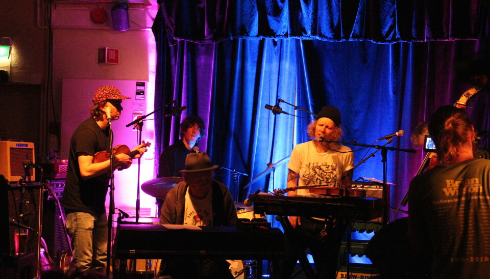 På hver konsert har Valkyrien gjester. Her med pop- og jazzmusiker Baard Slagsvold på keyboard.
(foto: Betzy A K Thangstad)