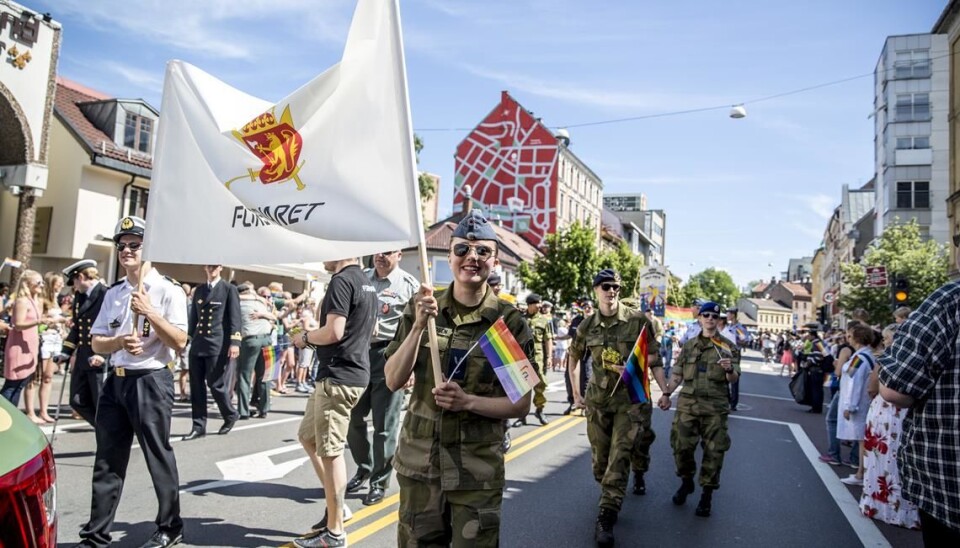 Forsvaret deltar på Oslo Pride