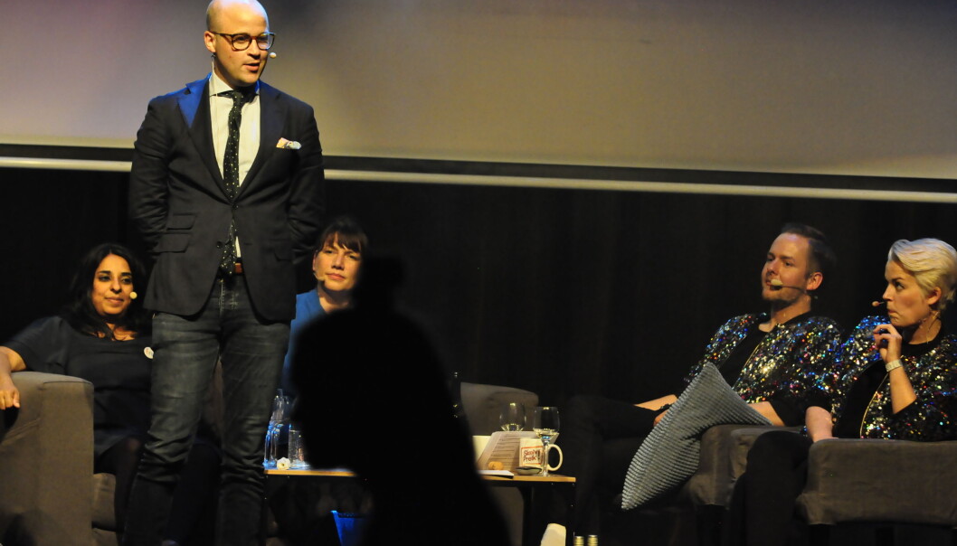 Venstres Peder Lofnes Hauge ble kåret Årets Mr. Fag Hag. Foto: Reidar Engesbak. Venstres Peder Lofnes Hauge ble kåret Årets Mr. Fag Hag. Foto: Reidar Engesbak.