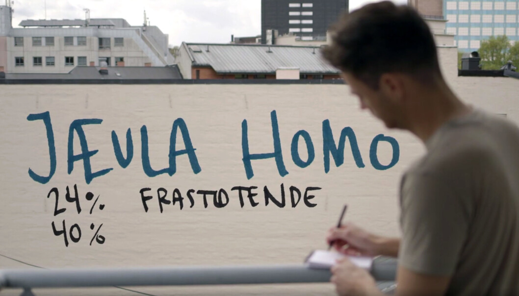 Skjermdump fra «Jævla homo». Foto: NRK. Skjermdump fra «Jævla homo». Foto: NRK.