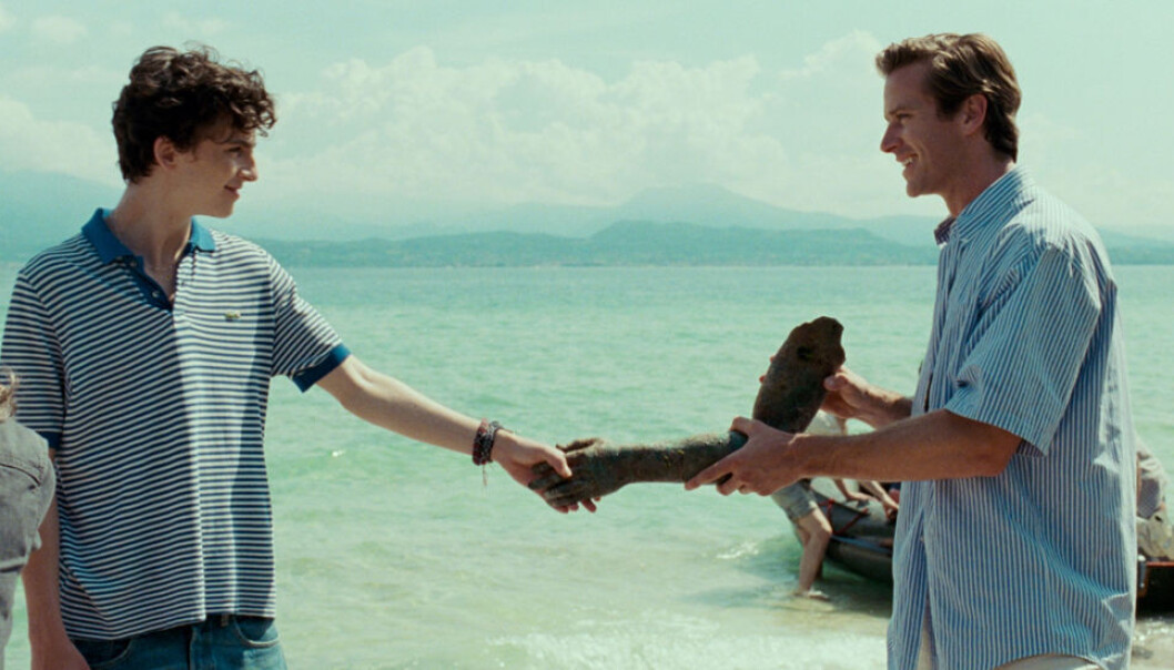Timothée Chalamet og Armie Hammer i «Call Me By Your Name». Foto: Frenesy Film Co/Sony/Kobal/REX/Shutterstock/NTB/Scanpix. Timothée Chalamet og Armie Hammer i «Call Me By Your Name». Foto: Frenesy Film Co/Sony/Kobal/REX/Shutterstock/NTB/Scanpix.