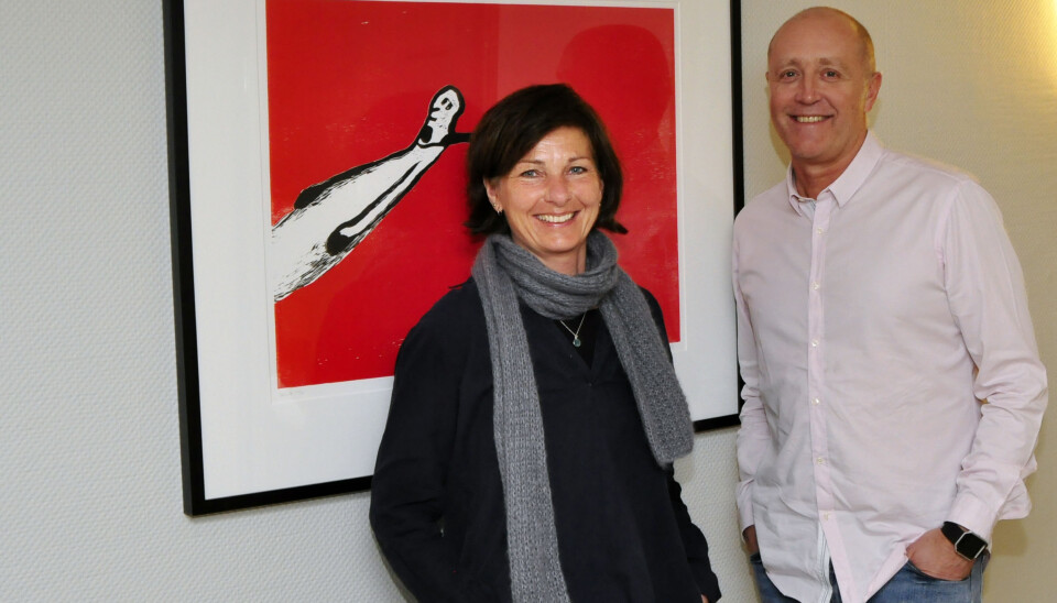 Anne-Lise Kristensen, pasient- og brukerombud i Oslo og Akershus, og Oddvar Thorbjørnsen Faltin, teamleder for Pasient- og brukerombudet i Oslo og Akershus. Foto: Reidar Engesbak.