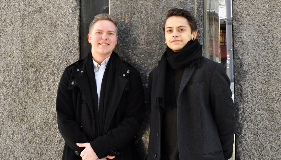 (f.v.) Thomas Westervoll Hansen og Noah Lindaas. Foto: Reidar Engesbak. (f.v.) Thomas Westervoll Hansen og Noah Lindaas. Foto: Reidar Engesbak.