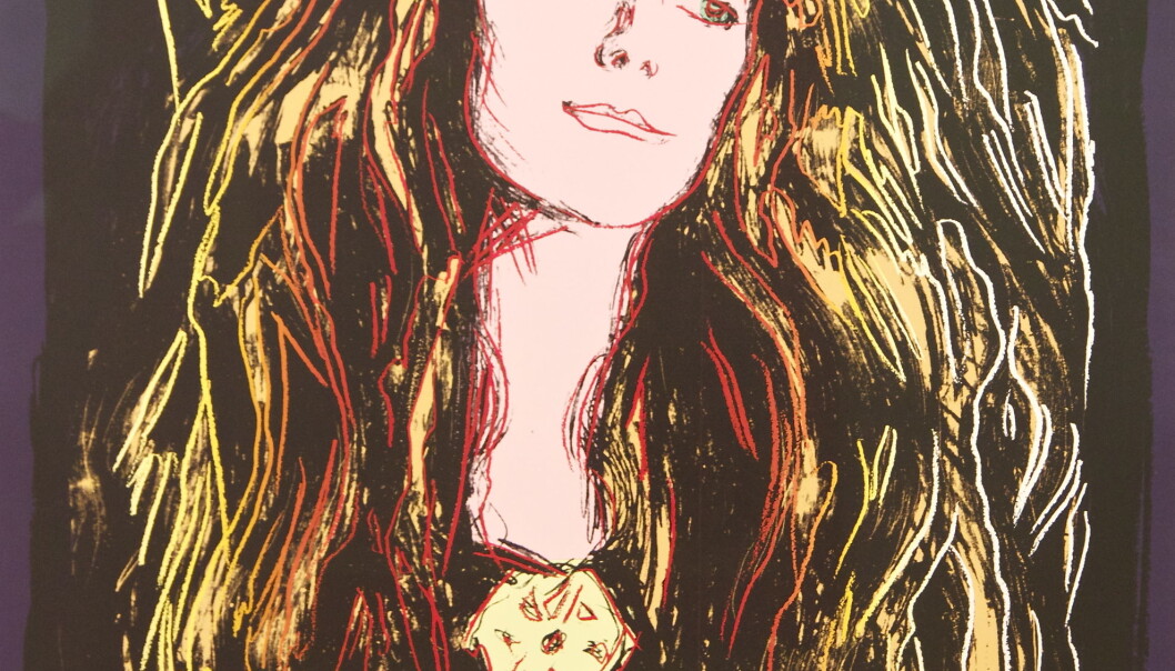 Andy Warhol. Eva Mudocci - after Munch Andy Warhol. Eva Mudocci - after Munch
