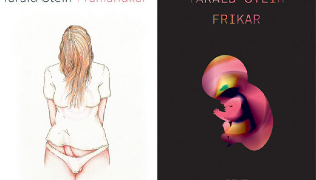 Tarald Stein (1977) er forfatter og transmann. Diktsamlingene Framandkar (Tiden, 2008) og Frikar (Tiden, 2010) var de første skjønnlitterære skildringene av transtematikk på norsk. I 2014 kom den erotiske novellesamlinga Sprik som ebok på eget forlag. Tarald Stein (1977) er forfatter og transmann. Diktsamlingene Framandkar (Tiden, 2008) og Frikar (Tiden, 2010) var de første skjønnlitterære skildringene av transtematikk på norsk. I 2014 kom den erotiske novellesamlinga Sprik som ebok på eget forlag.