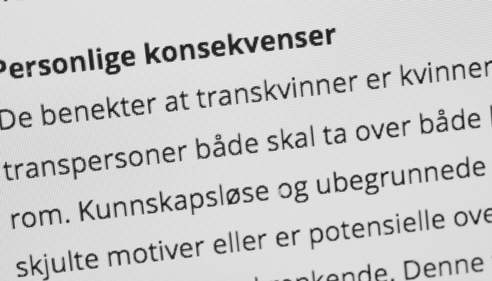 – Eksisterer kvinner overhodet for ledelsen i FRI?