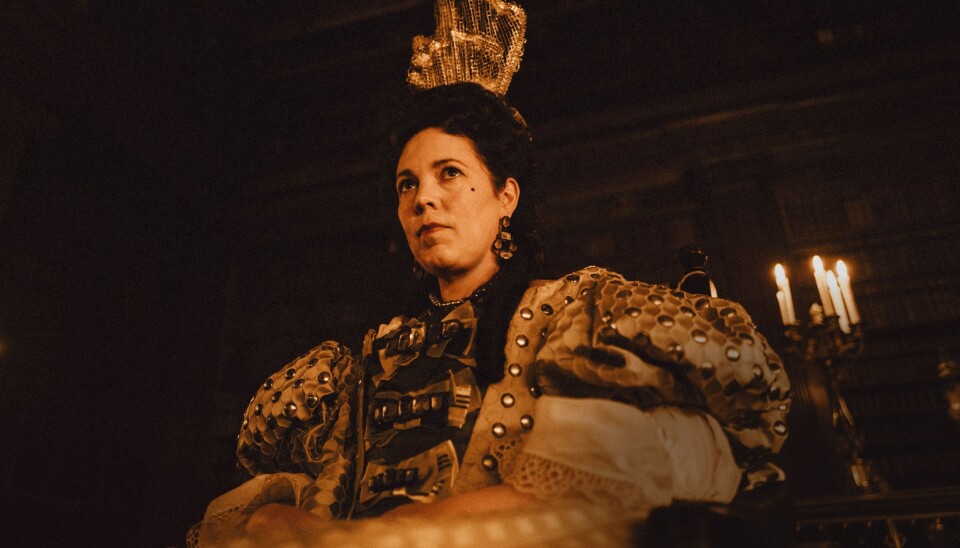 Olivia Colman som dronning Anne. Foto: Twentieth Century Fox Film.