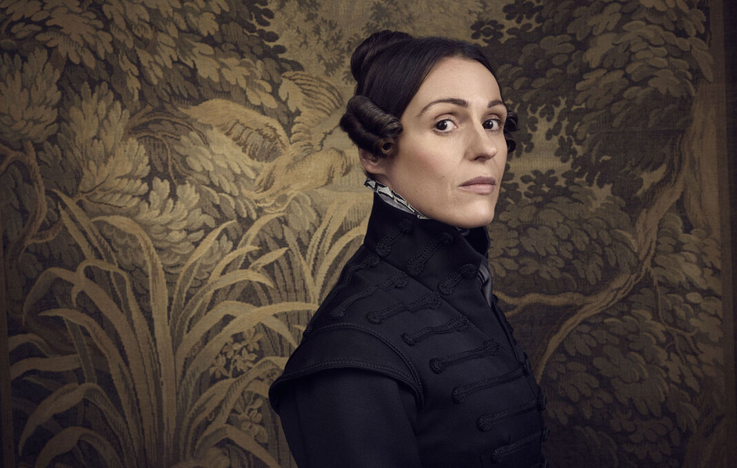Skuespiller Suranne Jones i rollen som Anne Lister i serien «Gentleman Jack». Skuespiller Suranne Jones i rollen som Anne Lister i serien «Gentleman Jack».