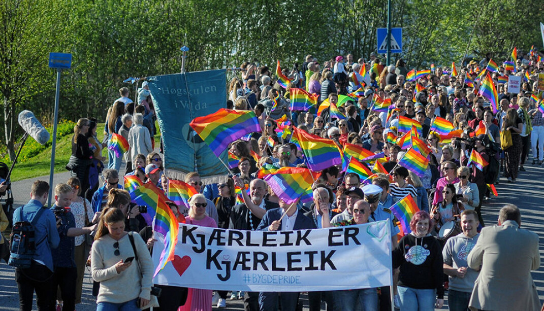 Fra Bygdepride Ørtsa/Volda 2018. Fra Bygdepride Ørtsa/Volda 2018.