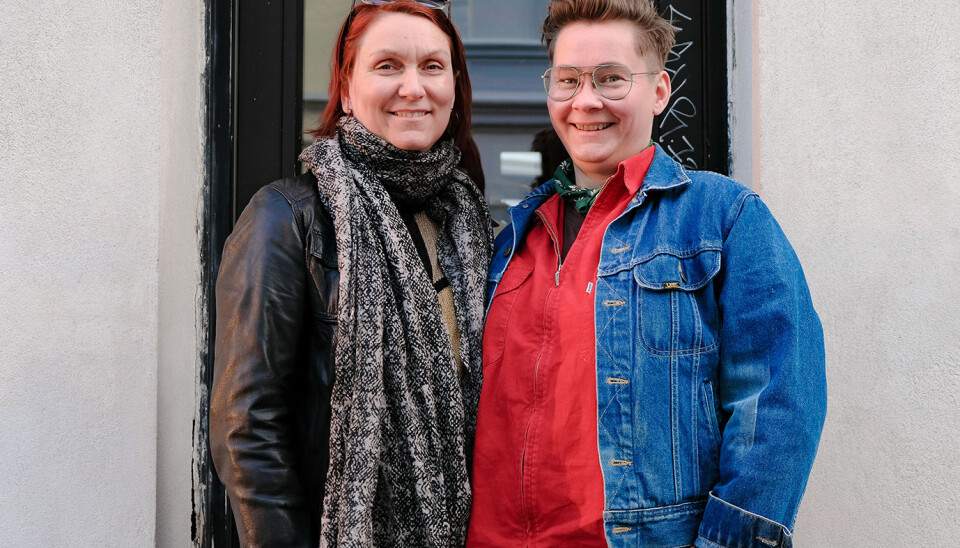 Guro Jakobsen og Inger Kristin Haugsevje. Foto: Elisabeth Skjervheim.