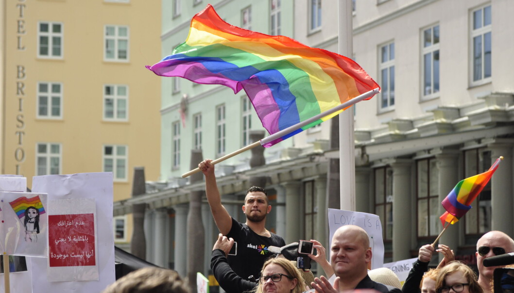 Fra Regnbuedagene i Bergen. Foto: Reidar Engesbak. Fra Regnbuedagene i Bergen. Foto: Reidar Engesbak.