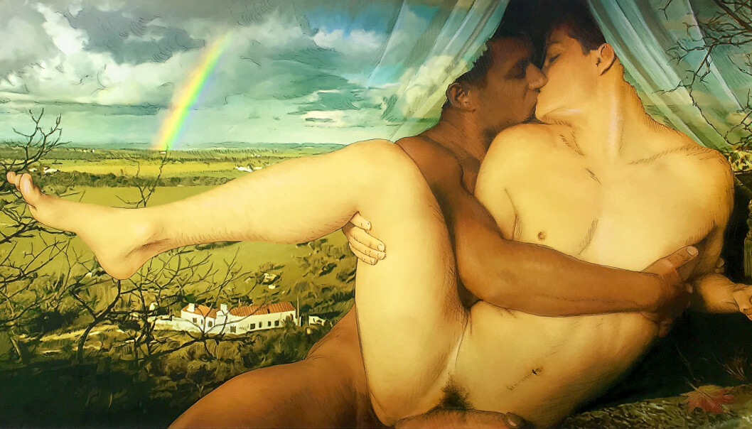 Daniel J. Skråmestø «Rainbow» ser du på Pride Arts utstilling i Pride House. Daniel J. Skråmestø «Rainbow» ser du på Pride Arts utstilling i Pride House.
