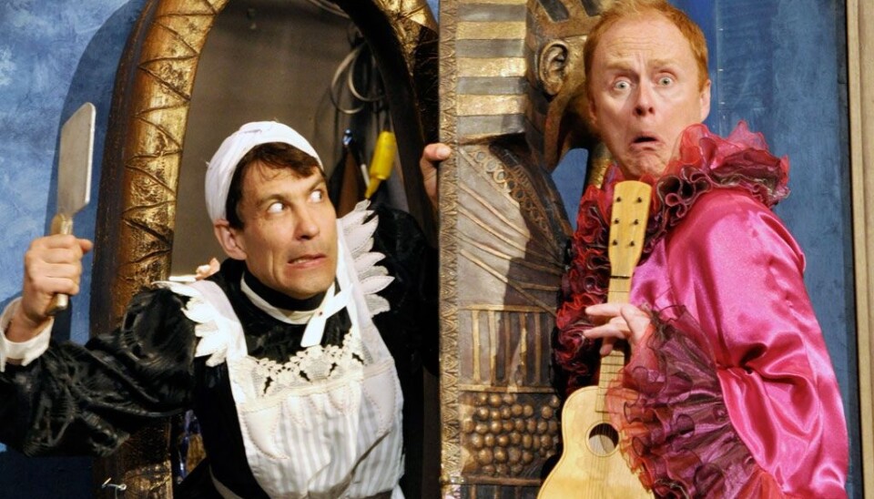 Myrna Vep med Simon og Stig