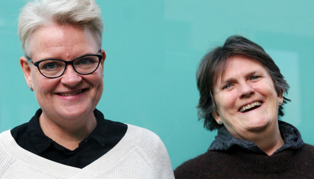 Anne Holter og Linda Rønold. Anne Holter og Linda Rønold.