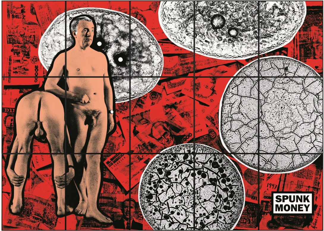 Gilbert & George «Spunk Monkey» (1997). Gilbert & George «Spunk Monkey» (1997).