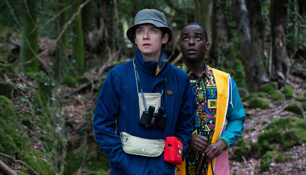 Otis (Asa Butterfield) og Eric (Ncuti Gatwa). Otis (Asa Butterfield) og Eric (Ncuti Gatwa).