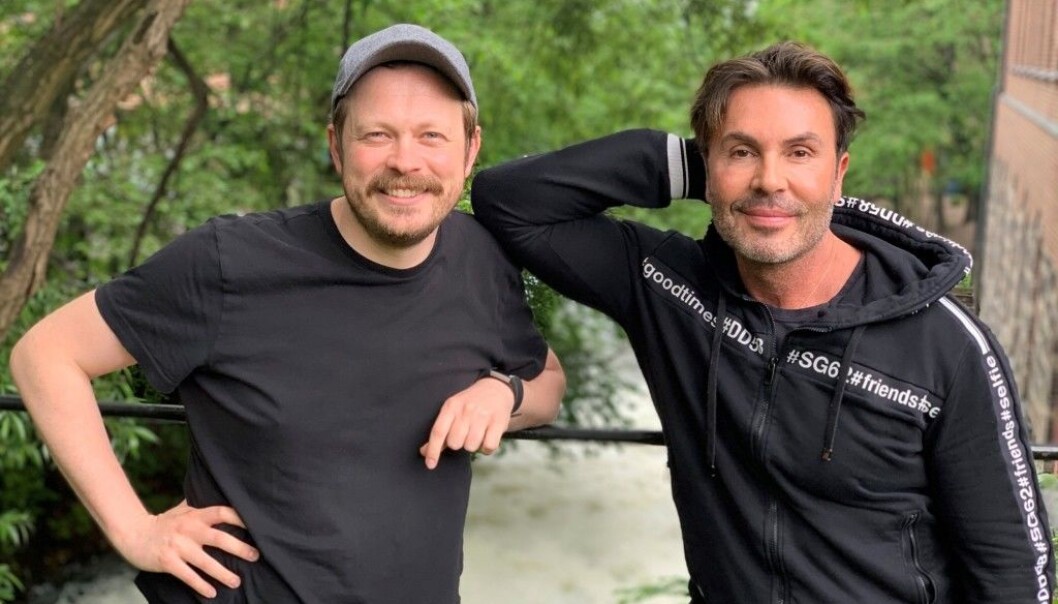 Einar Tørnquist og Jan Thomas. Einar Tørnquist og Jan Thomas.