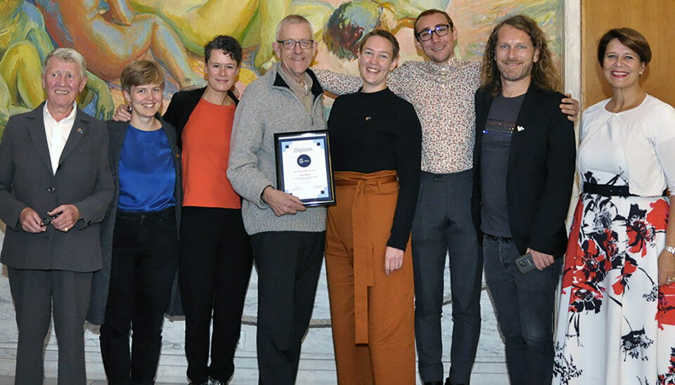 Representanter fra FRI Oslo og Akershus sammen med eldrebyråd Tone Tellevik Dahl.
