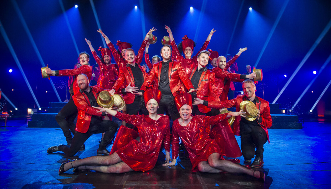 Når Oslo fagottkor ikke er i karantene, skinner de om kapp med seg selv, slik de gjorde på julekonsertene i Folketeateret i desember 2017. Når Oslo fagottkor ikke er i karantene, skinner de om kapp med seg selv, slik de gjorde på julekonsertene i Folketeateret i desember 2017.
