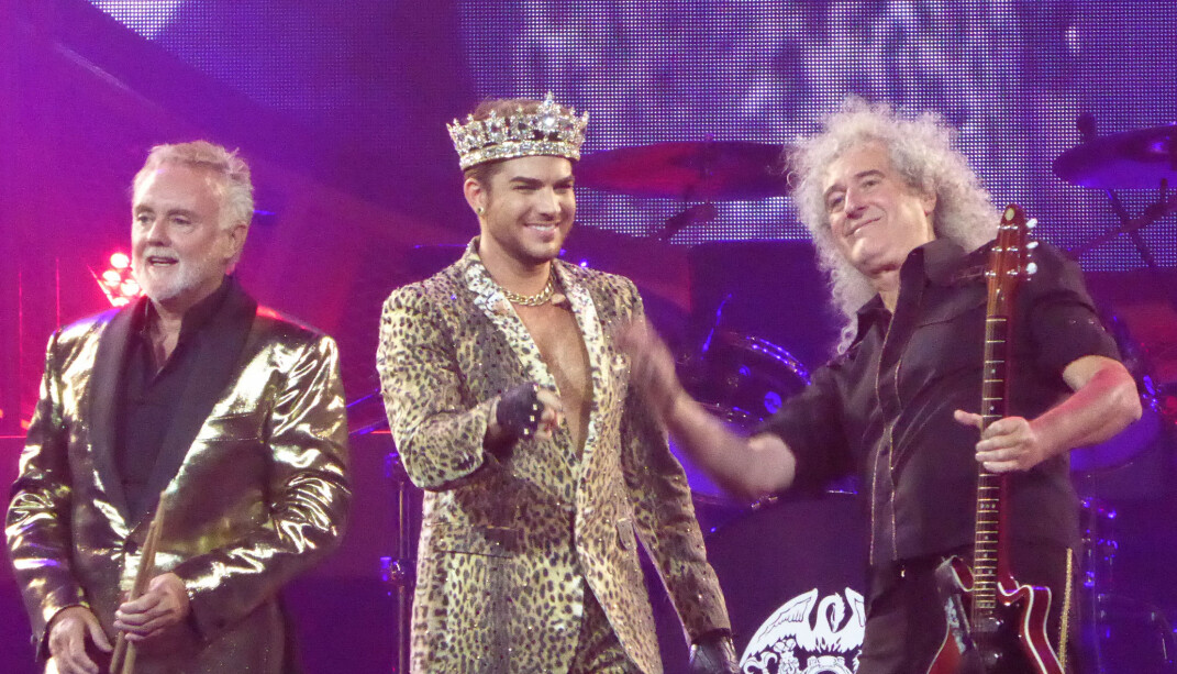 Adam Lambert med bandet Queen Adam Lambert med bandet Queen