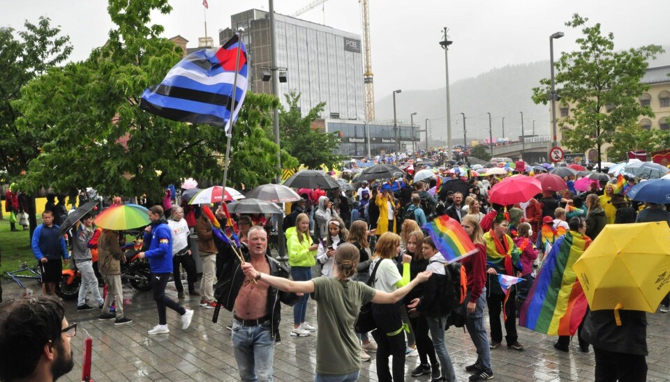 Drammen Pride 2019 var en våt affære, uten at det la en demper på stemningen.