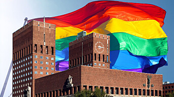 Rådhuset heiser regnbueflagget