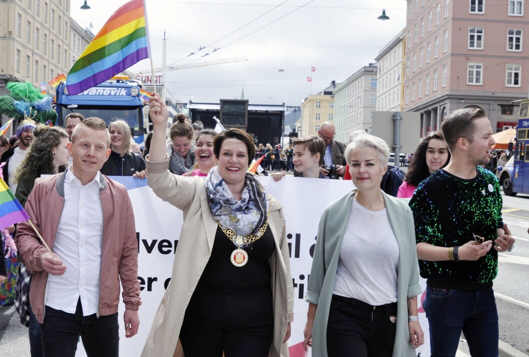 Ordfører Marte Mjøs Persen, her sammen med FRI-leder Ingtvild Endestad og Joakim Aadland. Ordfører Marte Mjøs Persen, her sammen med FRI-leder Ingtvild Endestad og Joakim Aadland.