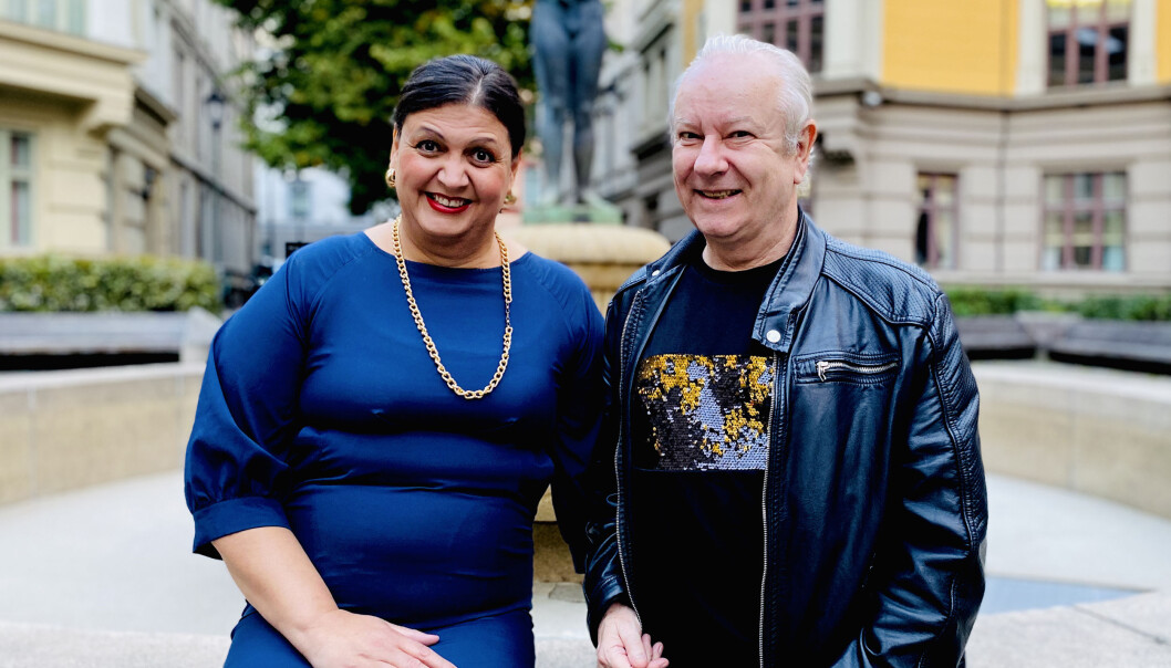 Daisy Hafstad og Morten Rudå. Daisy Hafstad og Morten Rudå.