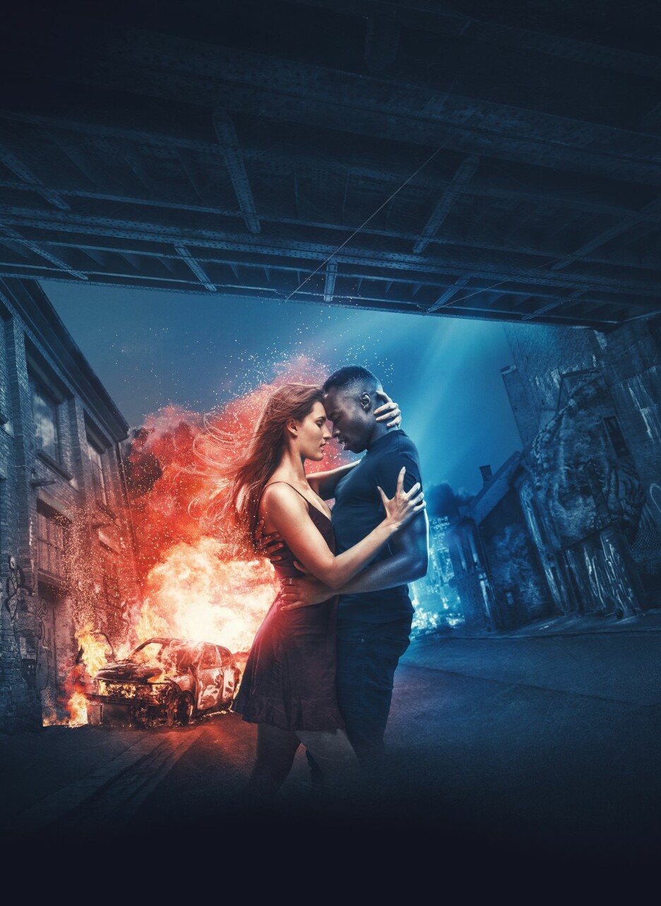 I «West Side Story» spiller Astrid Giske og Sondrey (bildet) kjæresteparet i en urban framtid der brennende biler erstatter basketballbingene fra filmversjonen i 1961. Cårejånni Enderud står for kostymer og sminke i musikalen.