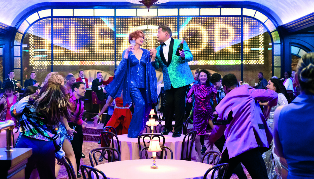 «The Prom» (f.v.) Meryl Streep som Dee Dee Allen, James Corden som Barry Glickman. «The Prom» (f.v.) Meryl Streep som Dee Dee Allen, James Corden som Barry Glickman.