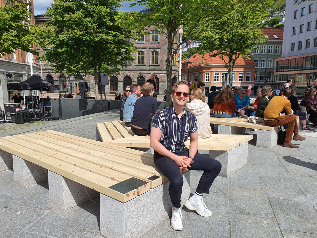 Joakim Aadland, leder av Regnbuedagene. Joakim Aadland, leder av Regnbuedagene.
