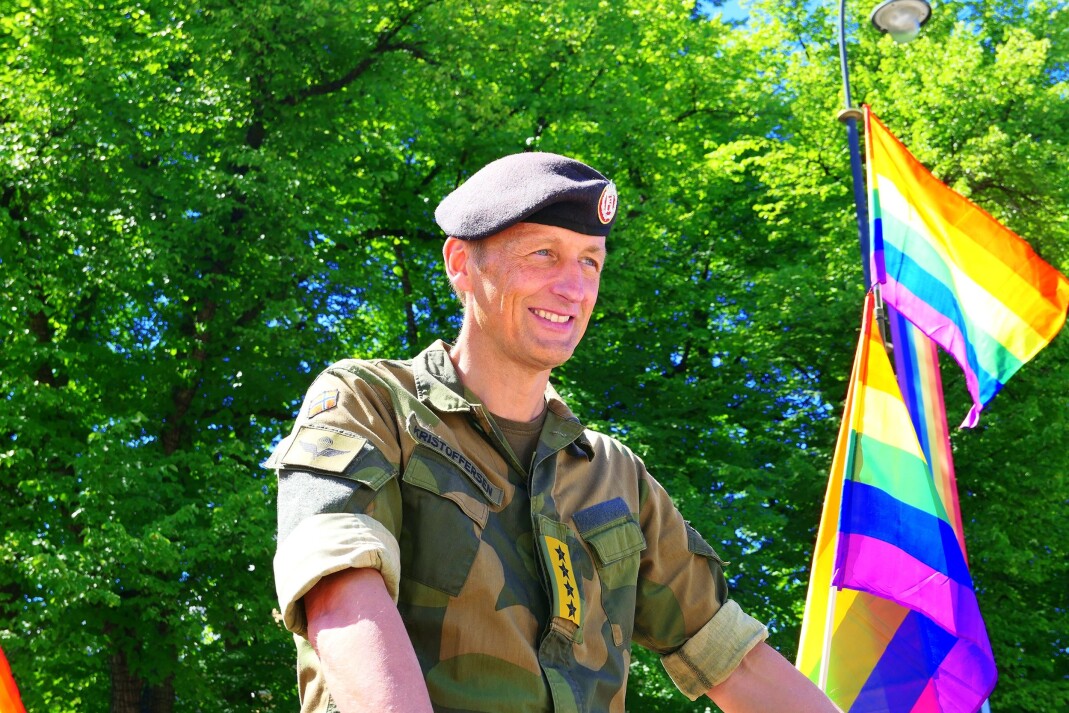 Forsvarssjef Eirik Kristoffersen. Forsvarssjef Eirik Kristoffersen.