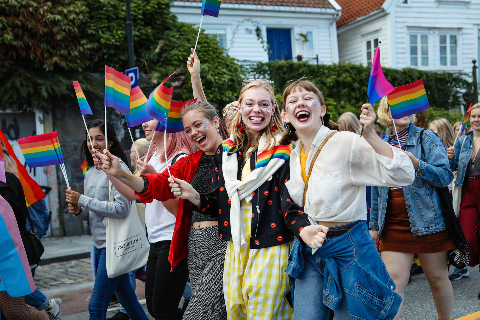 Upåklagelig stemning i Stavanger. Upåklagelig stemning i Stavanger.