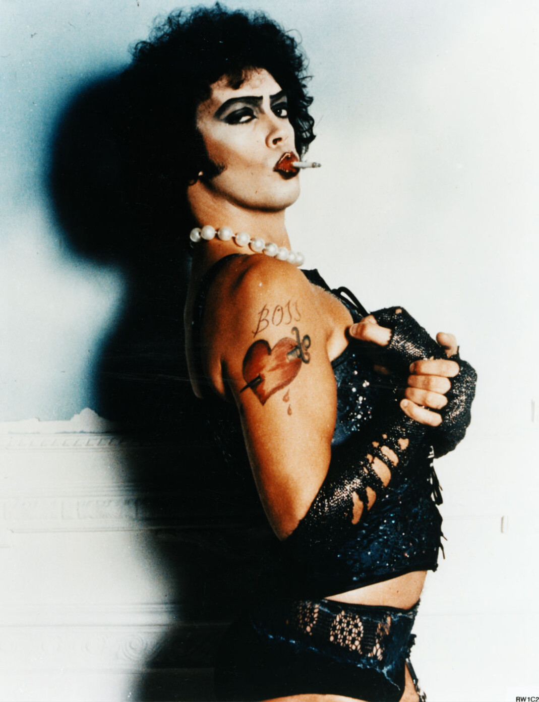 Tim Curry i rollen som Dr. Frank-N-Furter. Tim Curry i rollen som Dr. Frank-N-Furter.