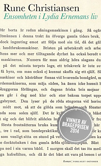 Romanen følger Lydia som har vokst opp som eneste barn på et småbruk nord i Jämtland. Hun utdanner seg til veterinær og flytter til et lite tettsted i Norge.Lydia vinner respekt for sin iherdighet, men det som om hun er prisgitt ensomheten. Romanen følger Lydia som har vokst opp som eneste barn på et småbruk nord i Jämtland. Hun utdanner seg til veterinær og flytter til et lite tettsted i Norge.Lydia vinner respekt for sin iherdighet, men det som om hun er prisgitt ensomheten.