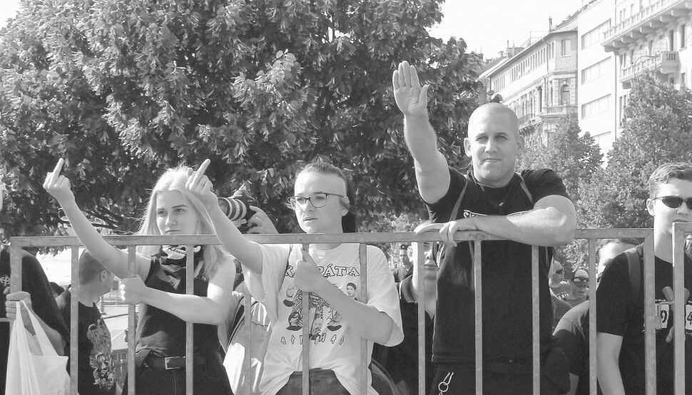Pride-paraden i Budapest i sommer ble møtt av et mindre antall demonstranter. En fersk undersøkelse fra Zavecs Research viser at 46 prosent av ungarerne er positive til likekjønnet ekteskap.