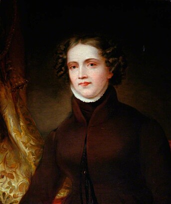 Portrett av Anne Lister (1791-1840) fra rundt 1830, malt av Joshua Horner. Portrett av Anne Lister (1791-1840) fra rundt 1830, malt av Joshua Horner.