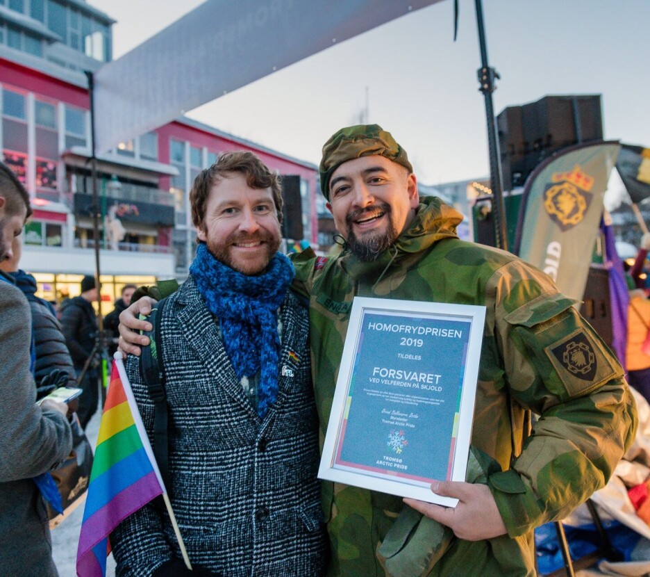 Under Arctic Pride 2019 var det forsvaret som ble tildelt den gjeve Homofrydprisen.