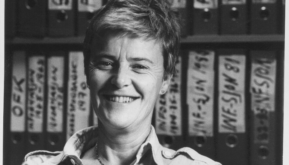 Portrett av generalsekretær Kim Friele i 1985 i september da DNF-48 vant saken mot pastor Hans Bratterud i Høyesterett.