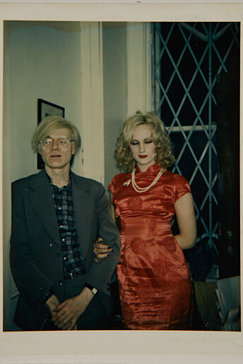 Andy Warhol og Candy Darling. Andy Warhol og Candy Darling.