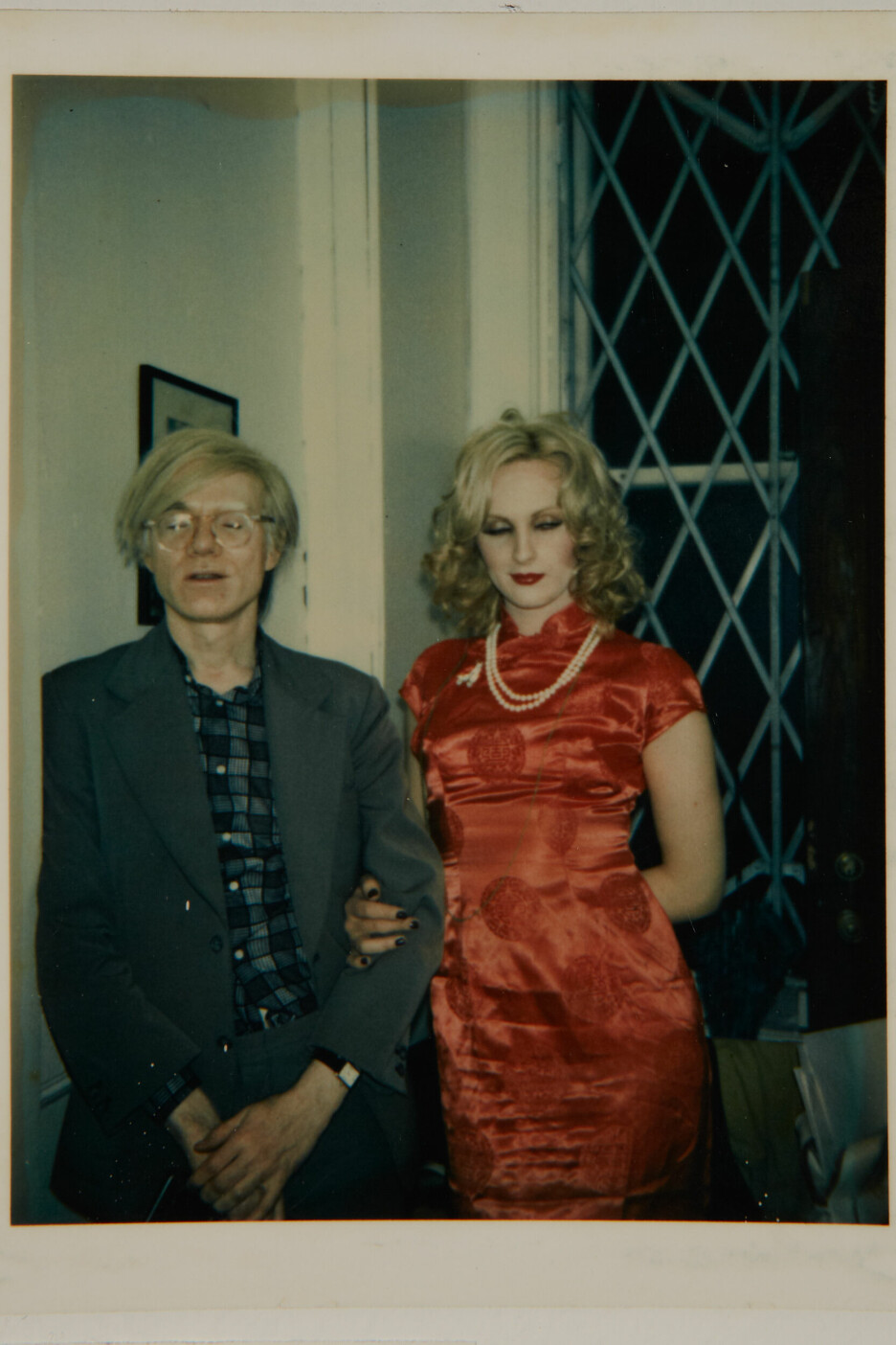 Andy Warhol og Candy Darling.