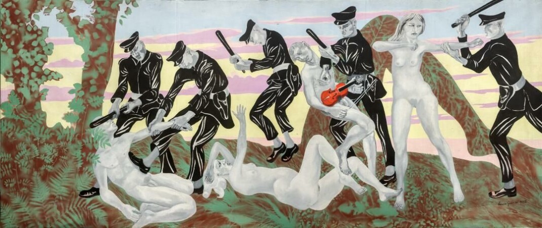 Laurie Grundt, Hippie Politi, 1972. Laurie Grundt, Hippie Politi, 1972.