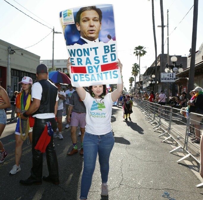 I forrige uke feiret byen Tampa i Florida Pride. «Don’t Say Gay»-loven møtte tydelig motstand fra flere av de oppmøtte.