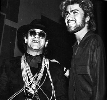 Elton John og George Michael var nære venner og samarbeidspartnere i flere år.