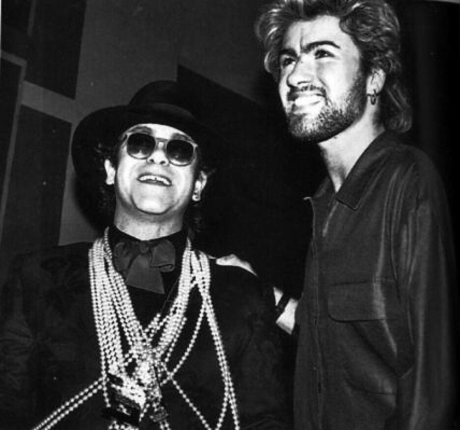 Elton John og George Michael var nære venner og samarbeidspartnere i flere år.