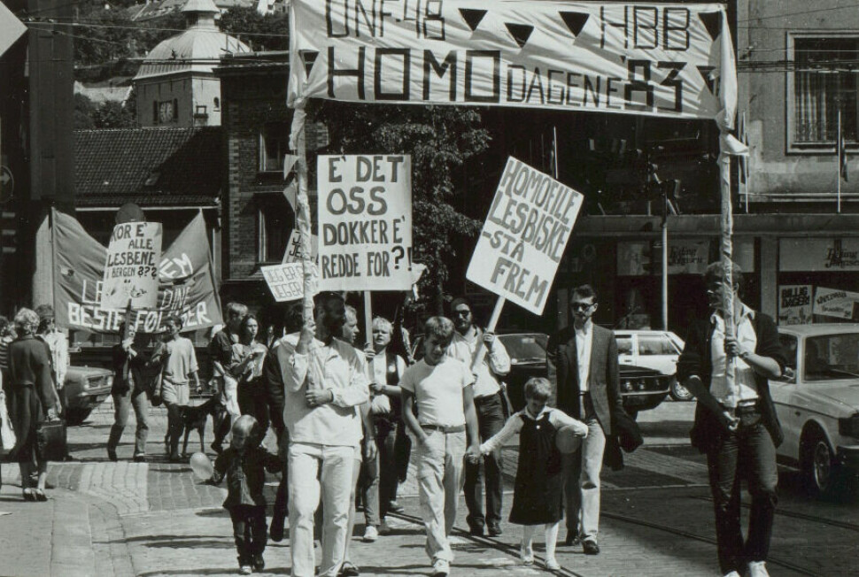 Homofil bevegelse i Bergen (HBB)/Homodagene 1983.