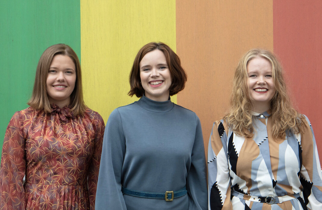 Skeive Stemmer: f.v. Maria Dale Johannessen, Eldrid Gorset og Therese-Angelle Khachik. Skeive Stemmer: f.v. Maria Dale Johannessen, Eldrid Gorset og Therese-Angelle Khachik.
